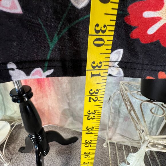 📌Cotton Blend Floral Long Tunic - Top Perfect Dressed with Leggings & Boots - Picture 8 of 13